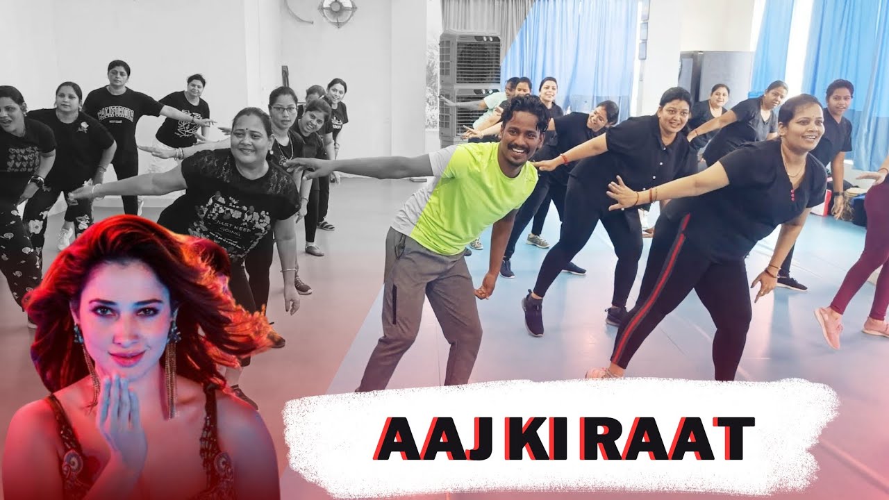 Aaj Ki Raat Zumba  Video | Dance Video | Vivek Dance And Zumba | Vivek Sir