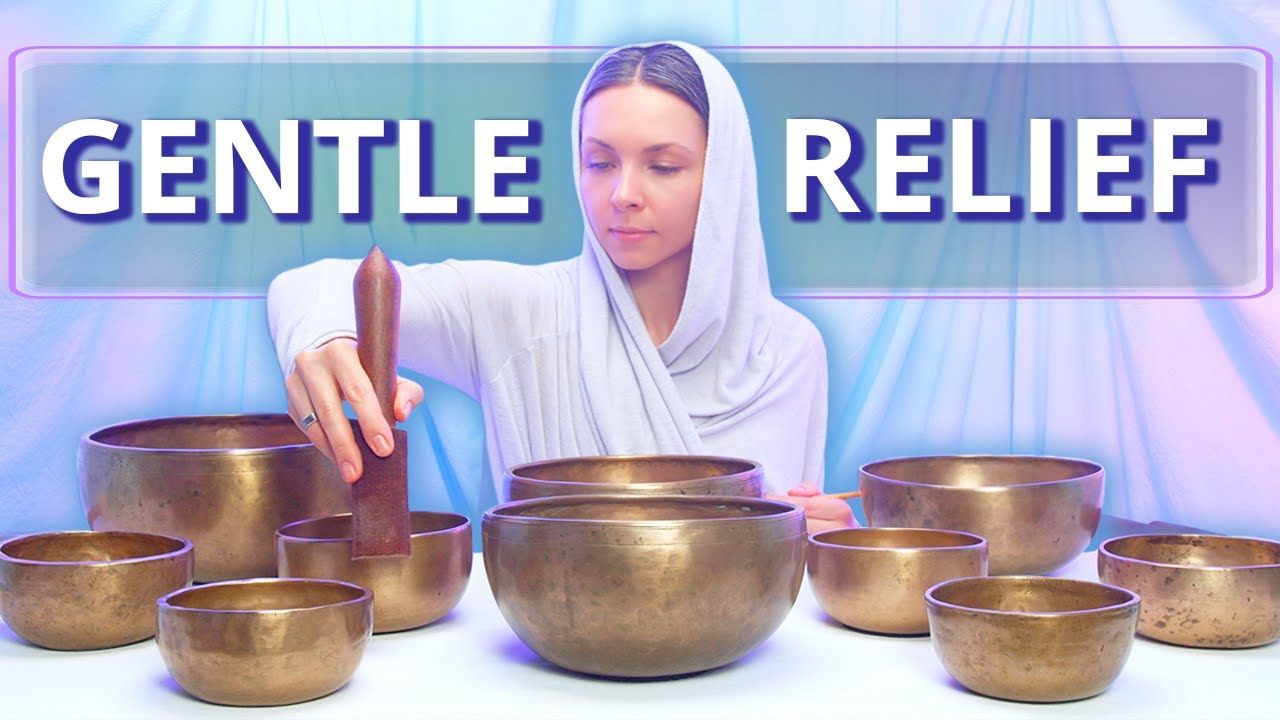 Let the Day Unwind | Stress & Tension Relief Sound Bath | Tibetan Singing Bowls