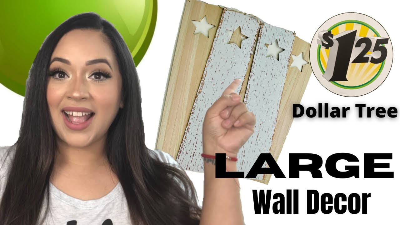 Dollar Tree Large Wall Decor DIYS | Home Decorating Ideas
