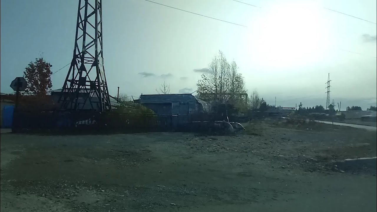 Въезд в посёлок Черемухово - поездка 3.10.2023г