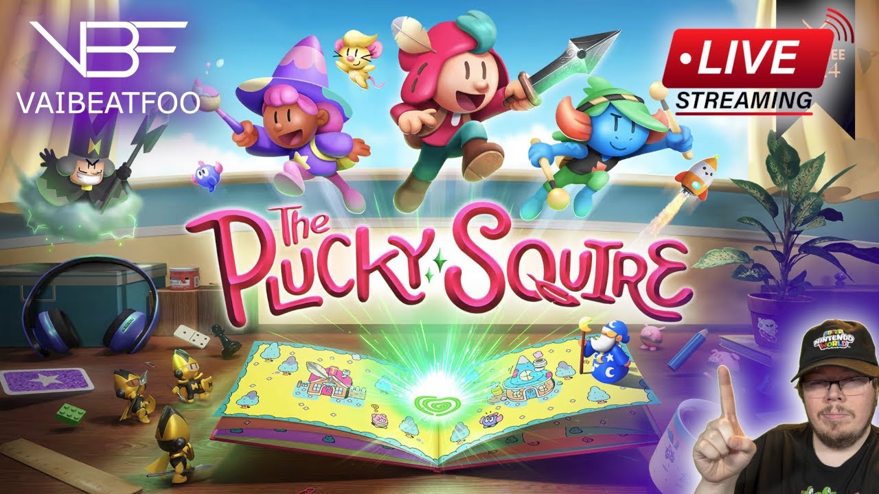 First Time Playing The Plucky Squire!