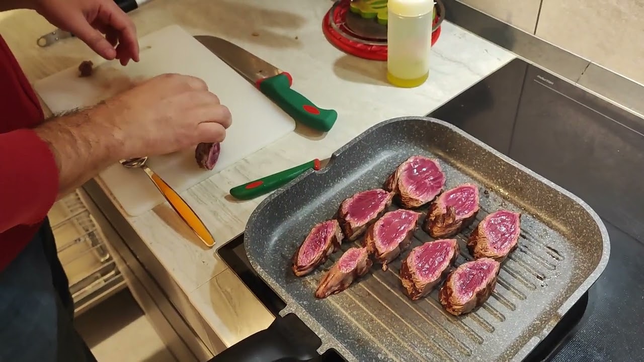 diaframma di vitello alla piastra