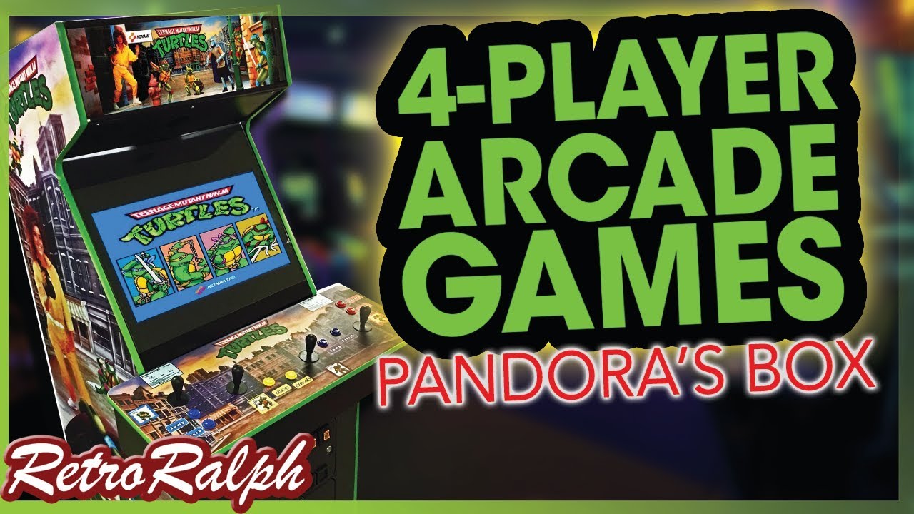 Как играть в аркадные игры для 4 игроков на Pandora's Box