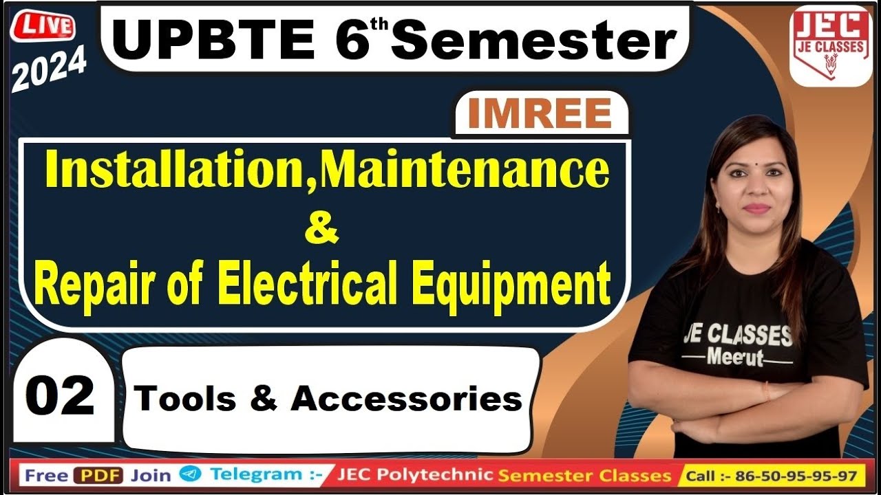 #02 UPBTE 6th Semester Electrical Engineering IMREE Class by Monika Mam | JE CLASSES Meerut