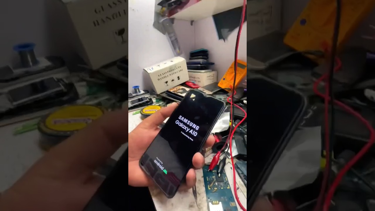 Samsung galaxy A10 power ic change done // sams 