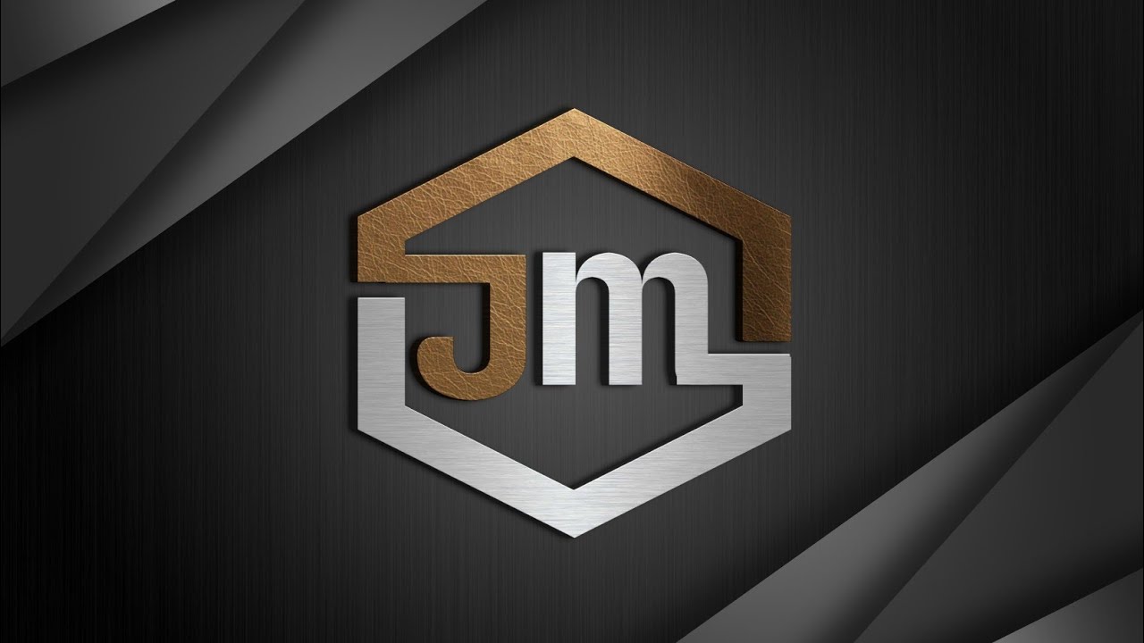 J M Professional logo design Tutorial in pixellab || Yusuf designz ||
