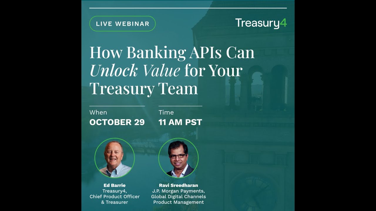 How banking APIs can unlock value for treasury teams