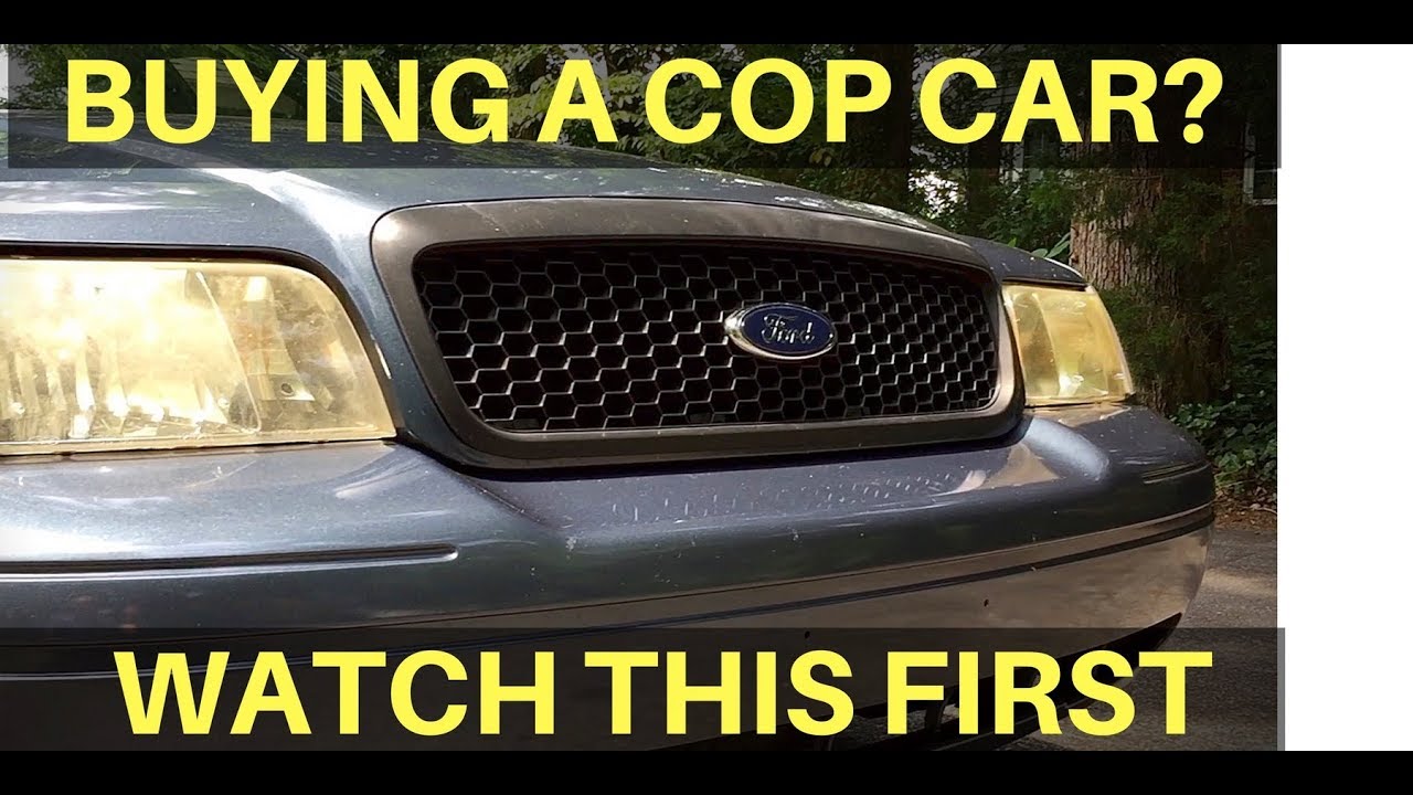 How To Buy A Crown Victoria Police Interceptor P71 Cop Car at an Auction