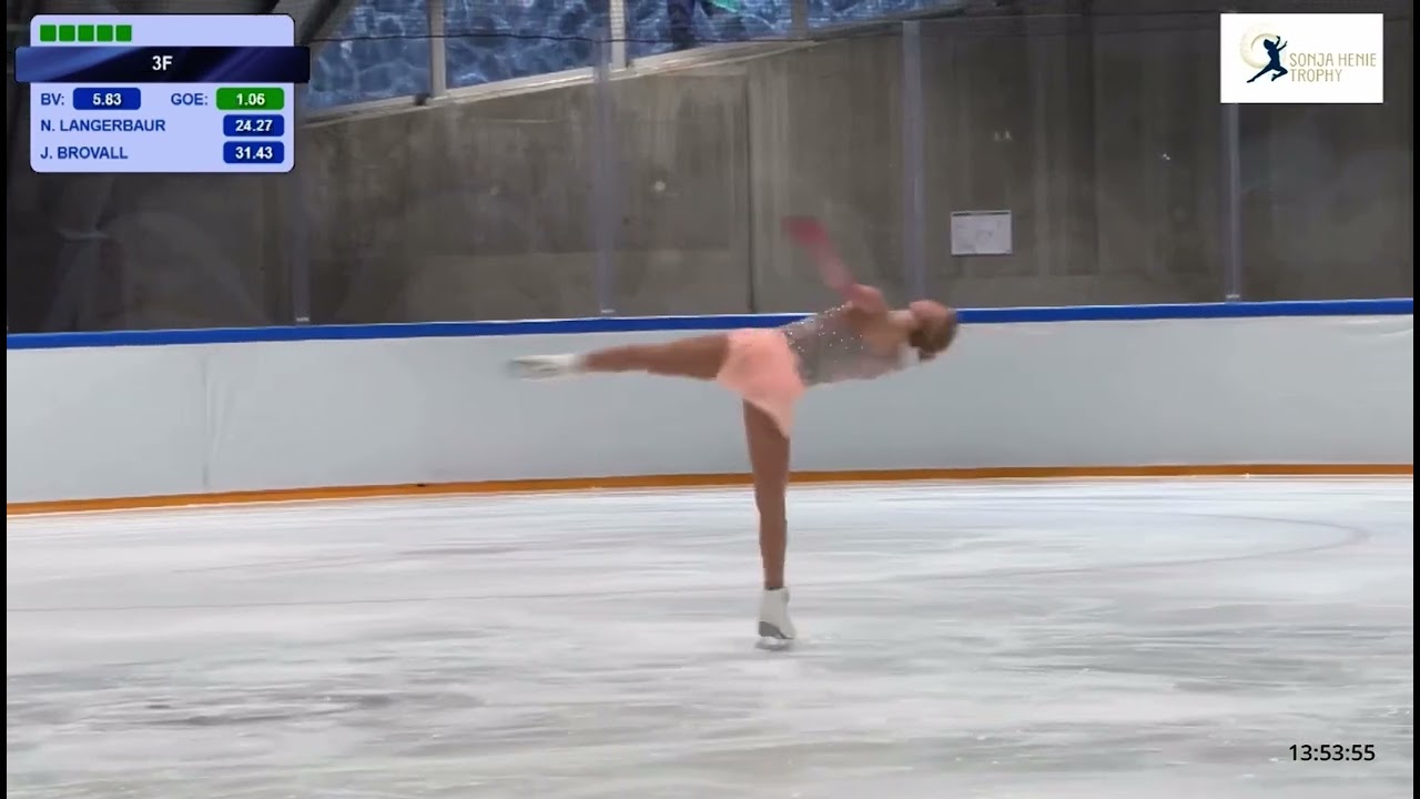 Nataly Langerbaur  (EST) - Sonja Henie Trophy 2025, Short Program