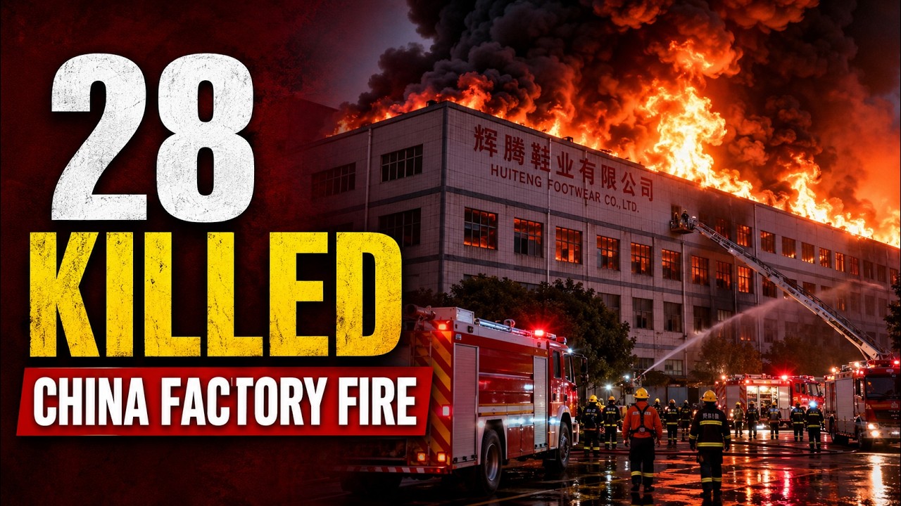 Deadly Factory Fire in China Leaves 28 People Dead