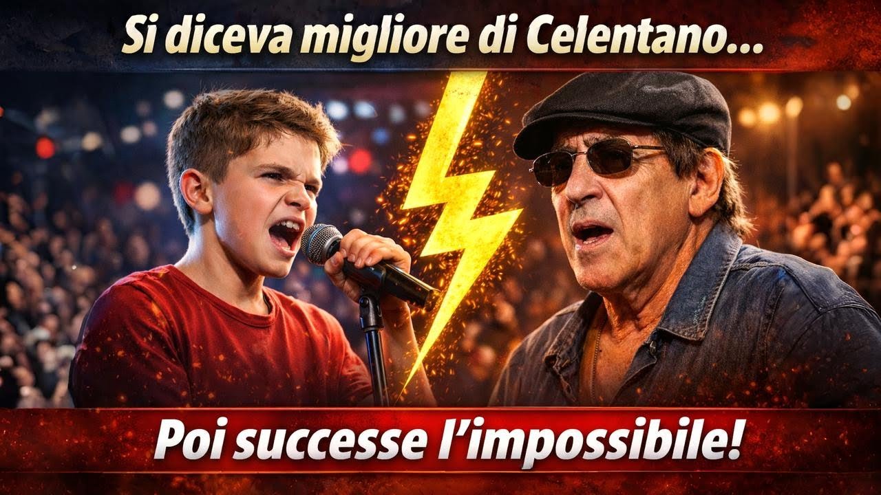 Un giovane ragazzo afferm&ograve; di cantare meglio di  Celentano quello che accadde dopo cambi&ograve; tutto