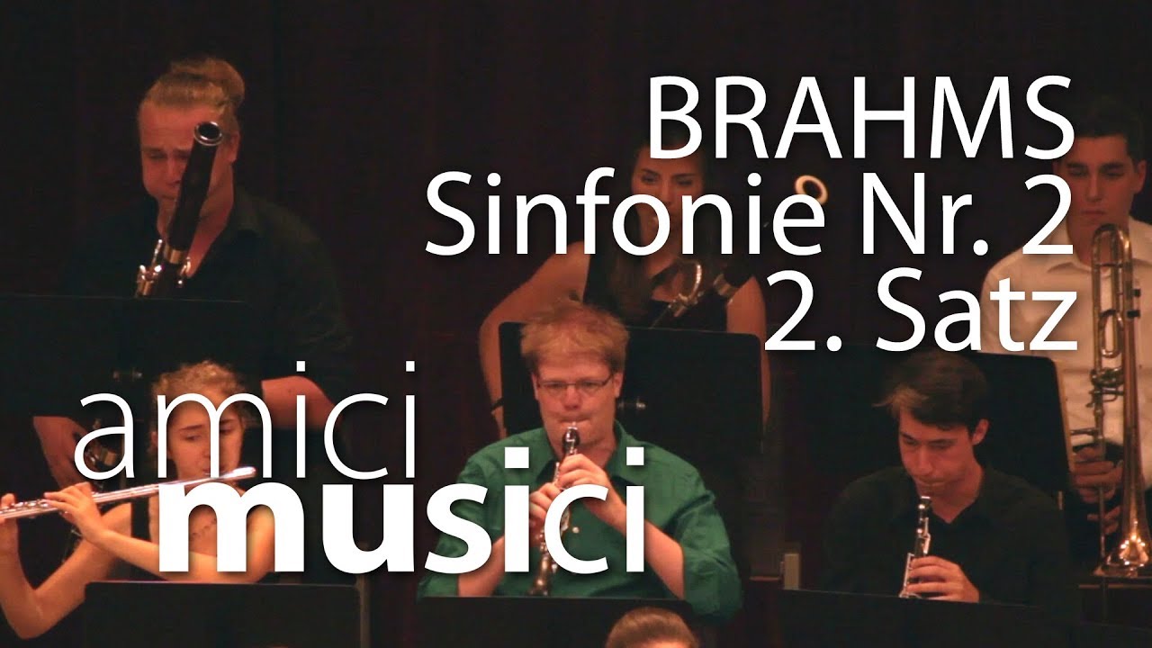 Johannes BRAHMS - Sinfonie Nr. 2  D-Dur - 2. Satz - Amici Musici
