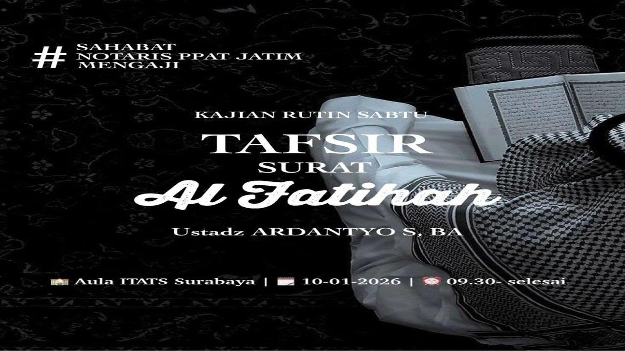 Ustadz ARDANTYO S, BA   | TAFSIR SURAT AL FATIHAH