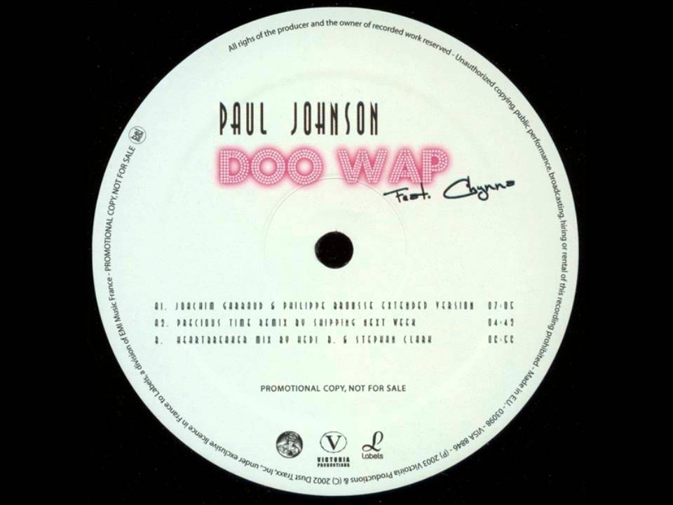 Paul Johnson - Doo Wap (Joachim Garraud & Philippe Brousse Extended Version)