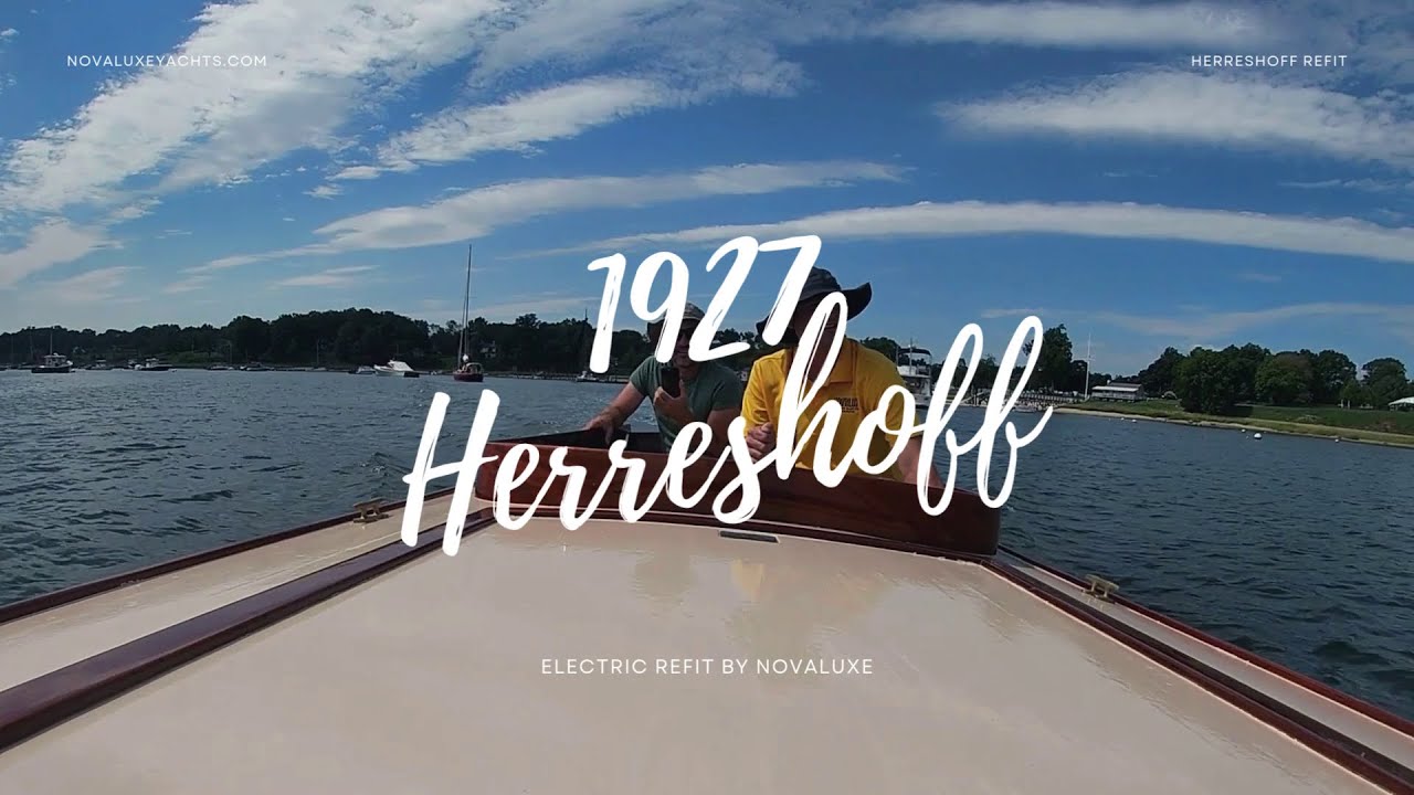 This 1927 Herreshoff Now Runs on Electric Power - Classic Electric Boat!