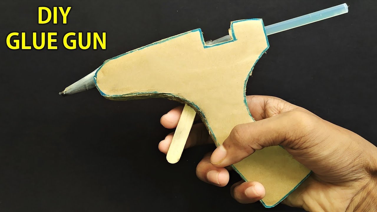 How To Make a Hot Glue Gun at Home - DIY GLUE GUN
