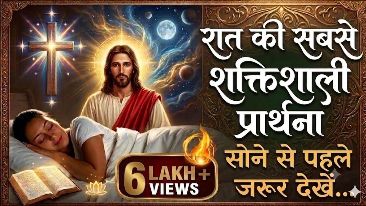 आज रात सोने से पहले यह प्रार्थना सुन ली तो जीवन बदल जाएगा | Jesus Night Prayer #nightprayer #bible 