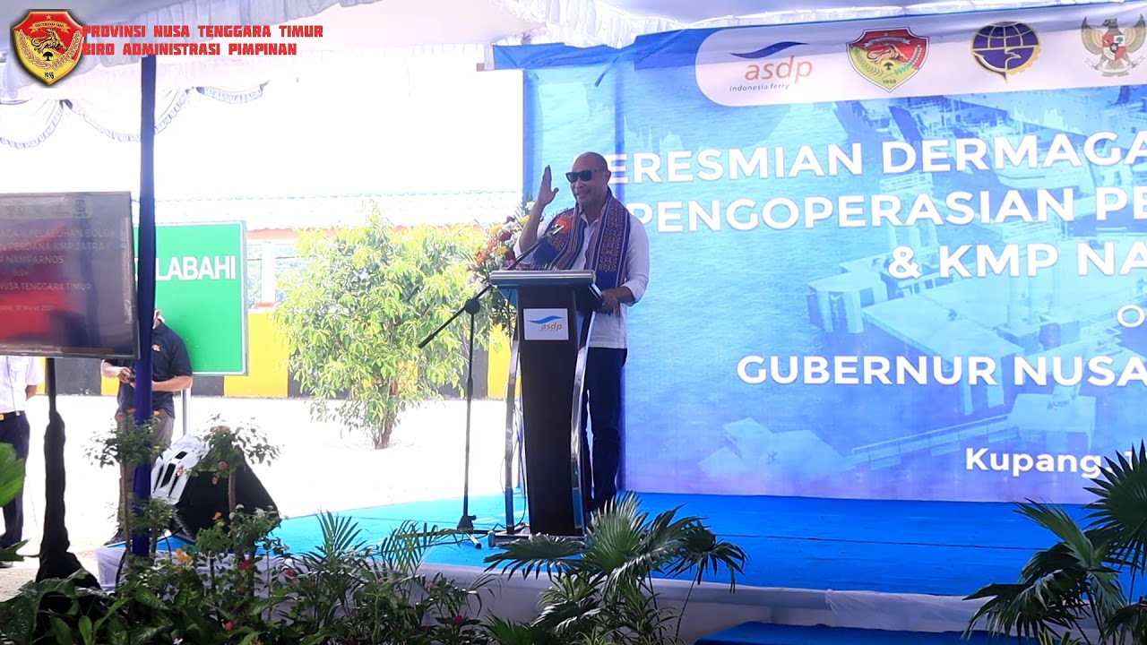 Resmikan Dermaga II Pelabuhan Bolok ini harapan Gubernur NTT Viktor Bungtilu Laiskodat.