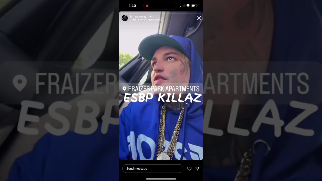 LEFTY GUNPLAY pulls up to BANDS FROM THE ROSE hood after diss track.. WITH A CHILD IN THE CAR 🤔🤡