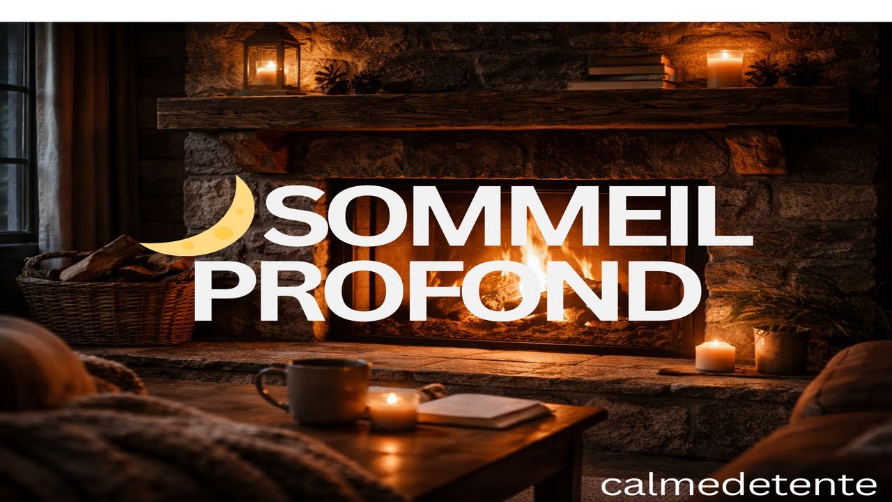 🌙 Sommeil profond garanti | Feu de cheminée apaisant (10h)