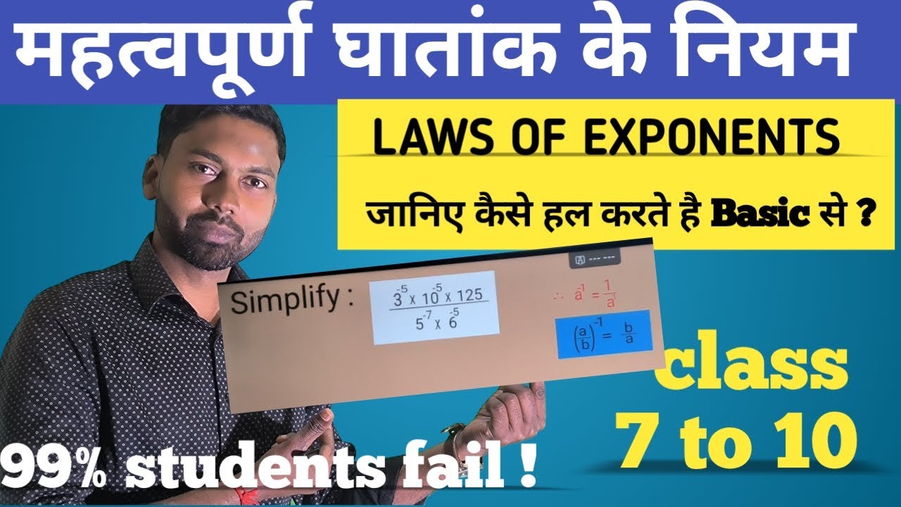 Laws of Exponent | How to Solve Exponents and Power ? | Rules of Exponent | Binay Eduignite| 