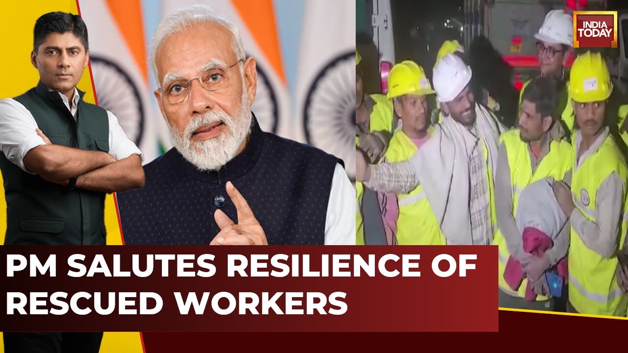 NDRF Team Celebrates As 41 Trapped Workers Are Rescued | Uttarkashi Rescue Operation Successful