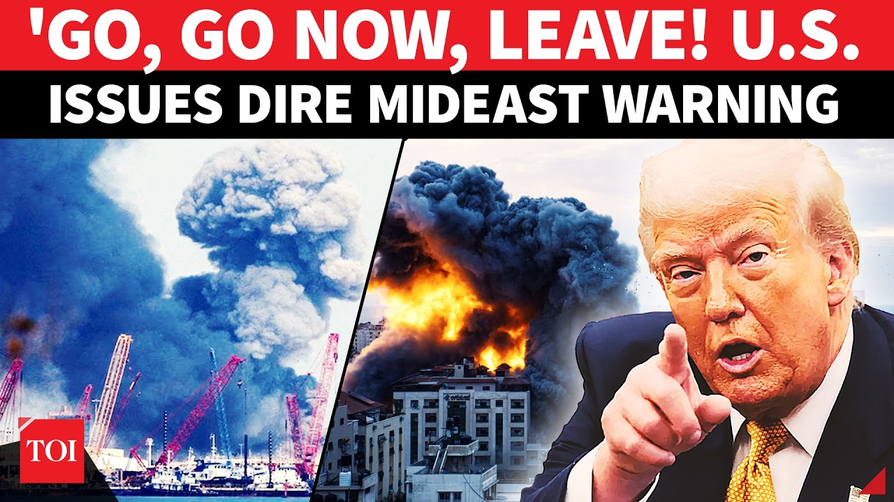 'Americans GET OUT': Middle East Explodes; Americans Told To FLEE 14 Countries Amid Iran Revenge