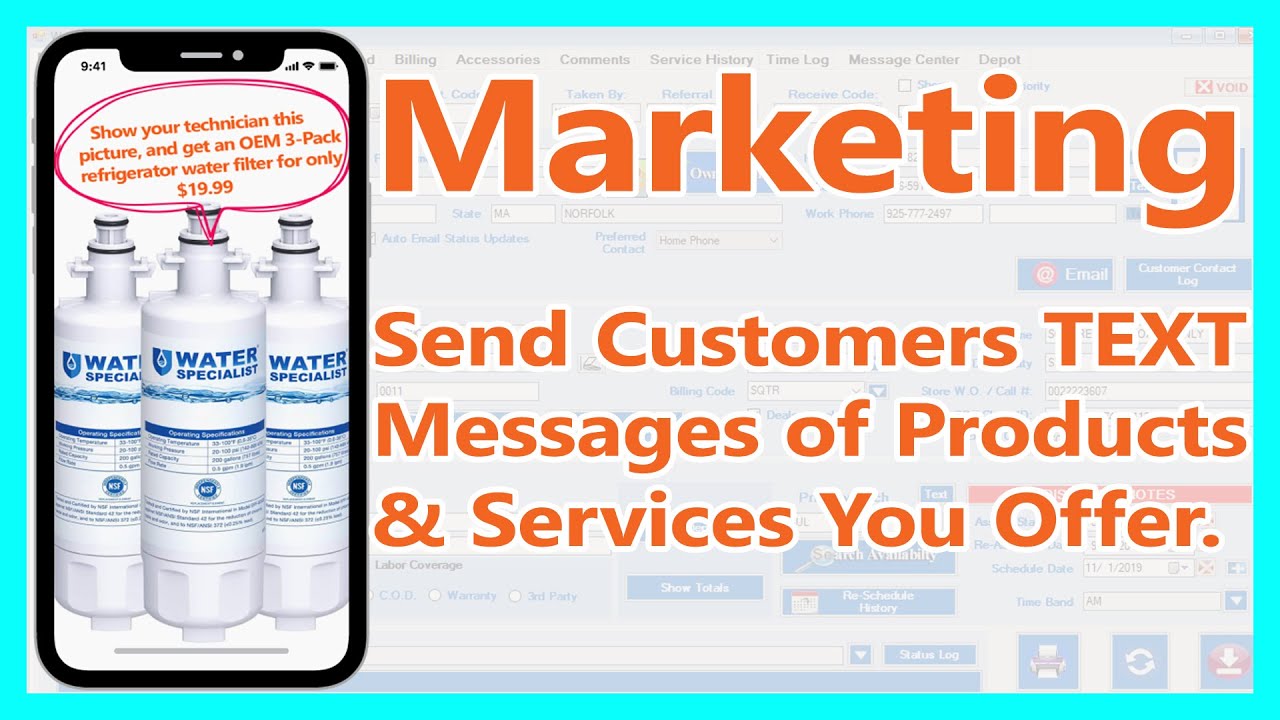 CDA Software Marketing Material Feature - Sell Products & Services Via Text Message.