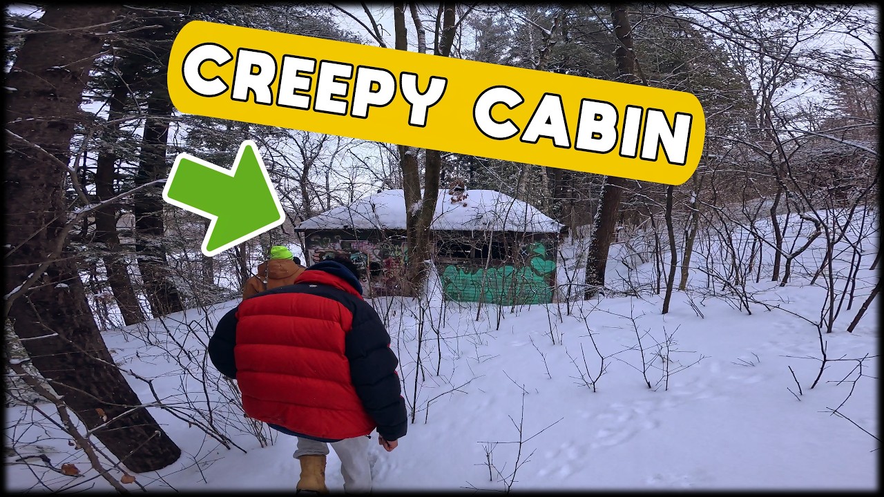 Winter Urbex & Creepy Abandoned Cabin Found