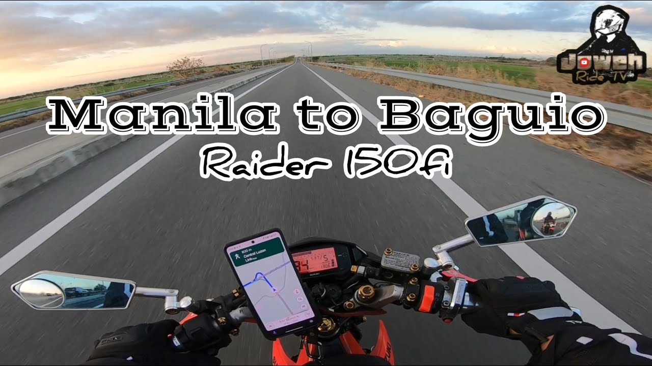 Manila to Baguio Ride || May Coding sa Baguio || Raider 150fi