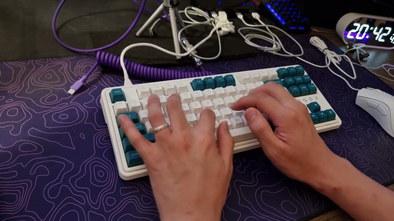 [Keyboard Sounds] FL•Esports CMK87-SA w/ Kailh Ice Mint