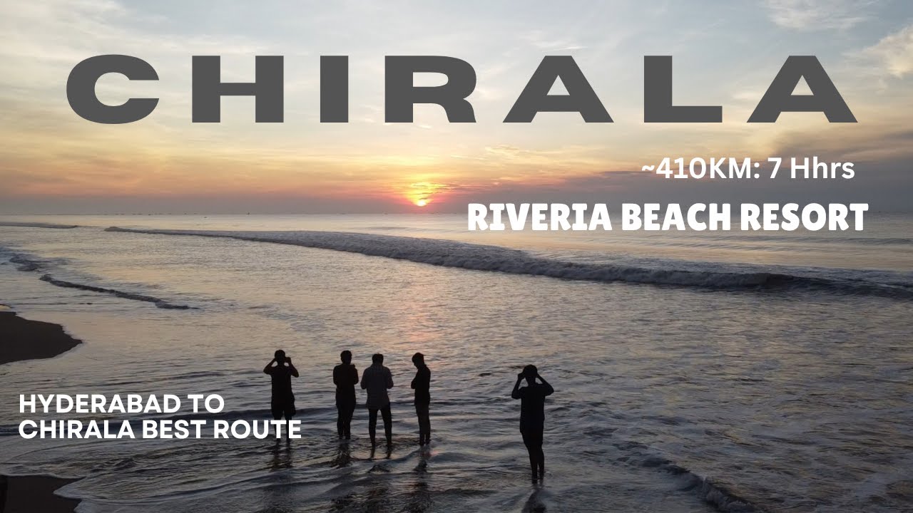 Exploring Andhra’s Best Beach Resort🏖️ – Hyderabad to Chirala Vlog | Riveria Beach Resort in Chirala