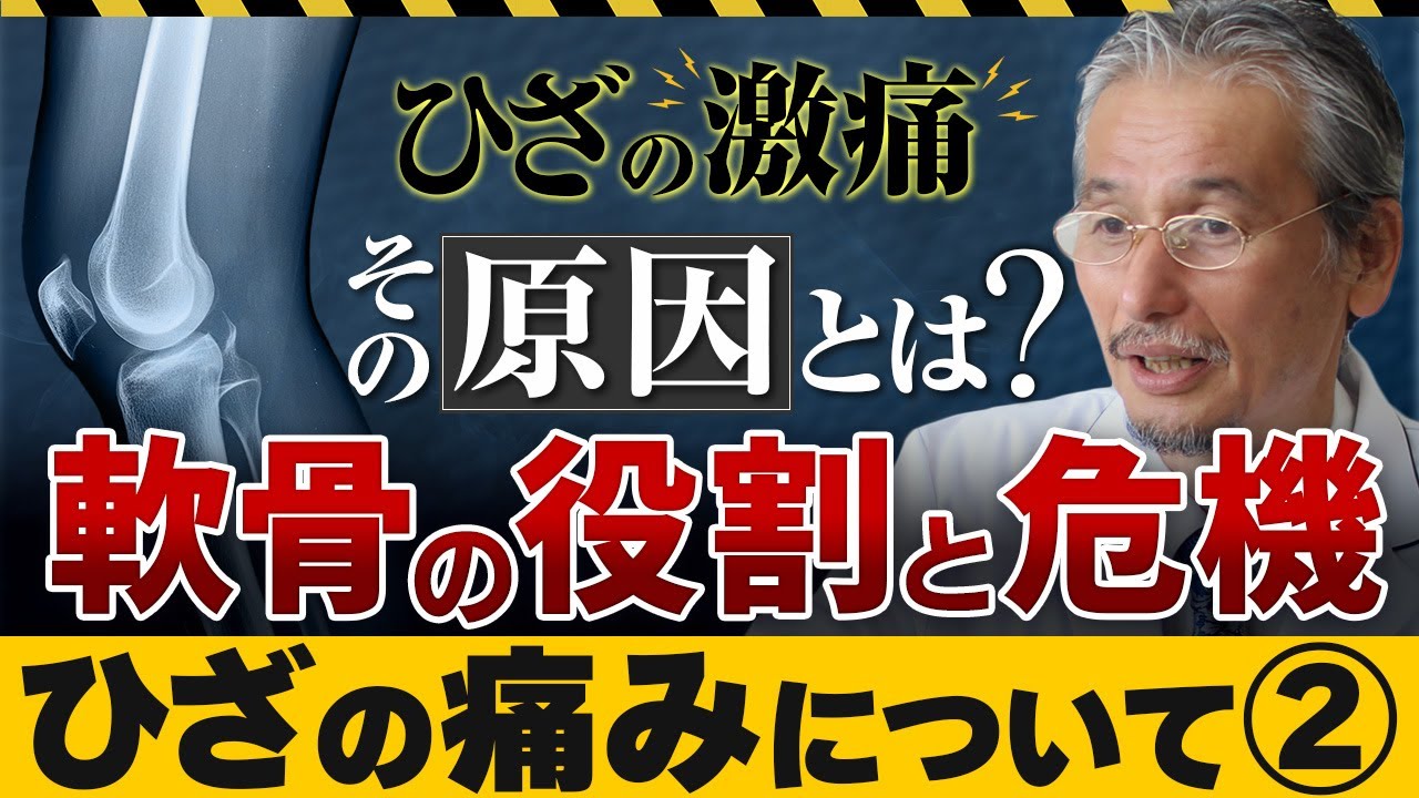 【巽 一郎先生監修･ひざの痛み Vol.2】「痛みの原因とは? 軟骨がすり減るメカニズム」 (市民公開WEB講座)