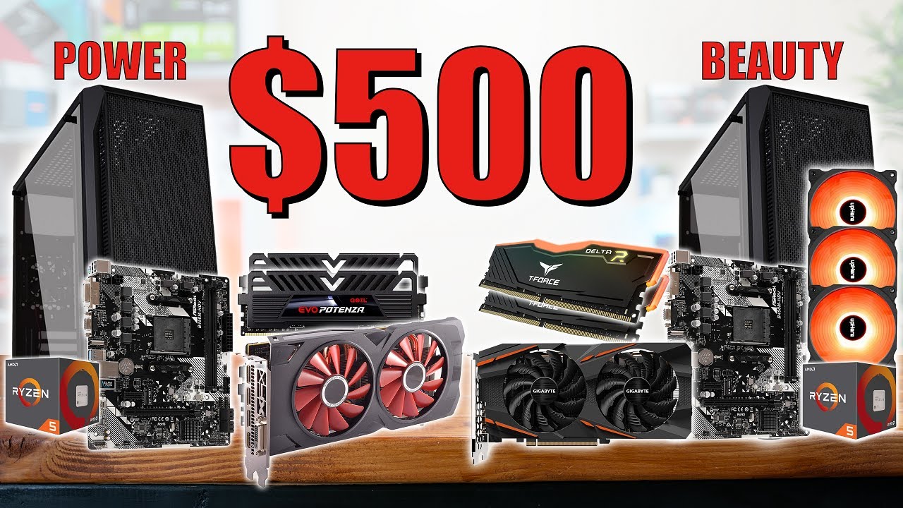 Two Ways to Build a $500 Gaming PC