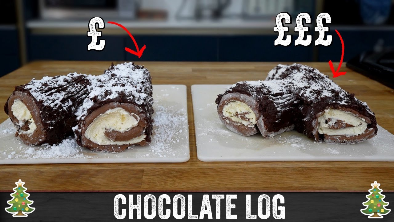 Cheap VS Steep Chocolate Log