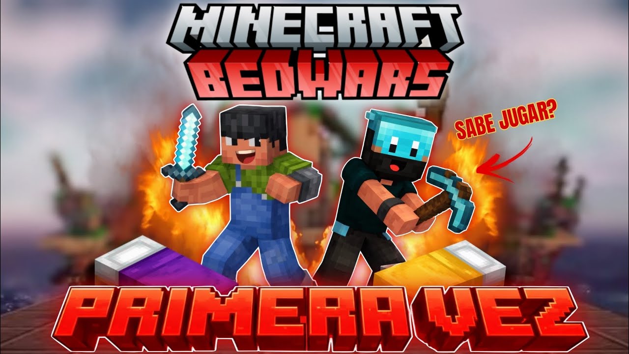 😱 MI PRIMERA VEZ EN BED WARS CON MI SOBRINO… ¿PERDIMOS? | MINECRAFT