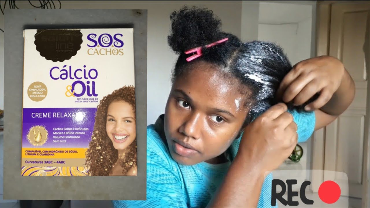 RELAXAMENTO pra CRESPAS e CACHEADAS/CÁLCIO &OIL SALON LINE.