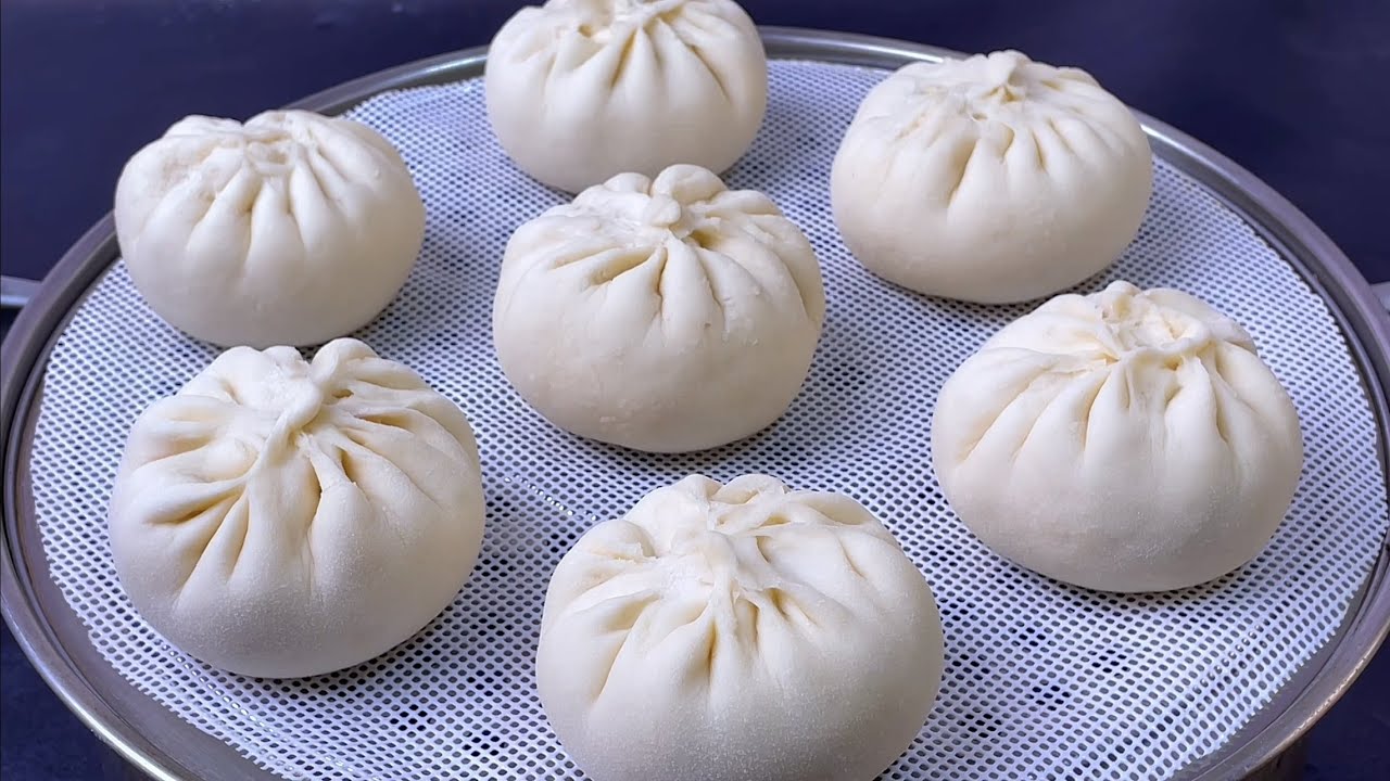 [Xiaoying Food] Паровые булочки, не забывайте готовить прямо на сковороде, научите вас трюку, булоч