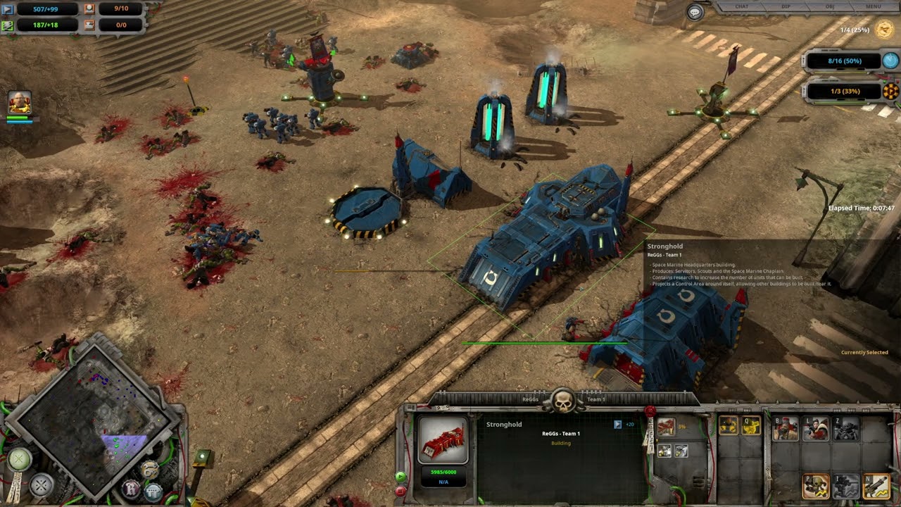 DOW Definitive Edition: My Base Got Deleted by Orks! - 2v2 Comp Stomp