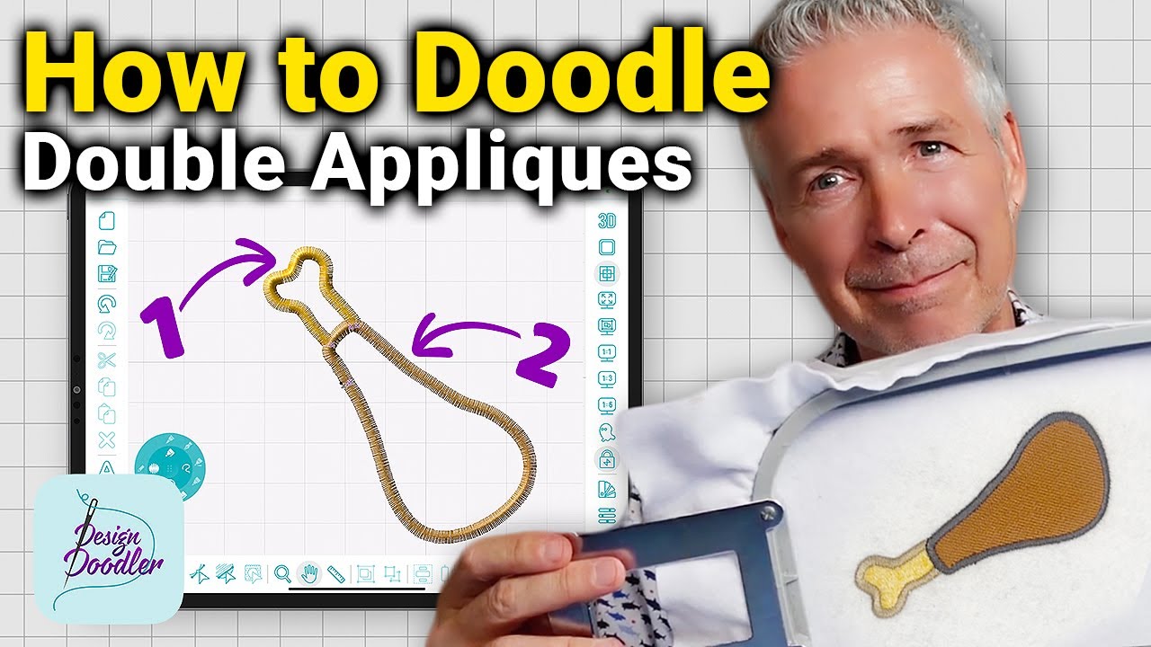 Creating Double Applique Embroidery Designs - Design Doodler Software