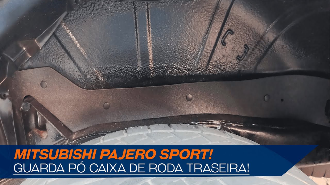 Guarda P&oacute; Caixa de Roda Traseira - Mitsubishi Pajero Sport!