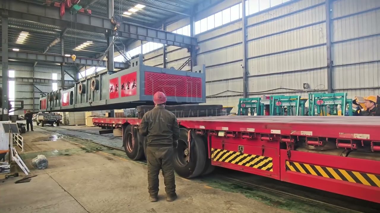 Shipment to Indonesia! Continuous Carbonization Furnace Loading for Delivery