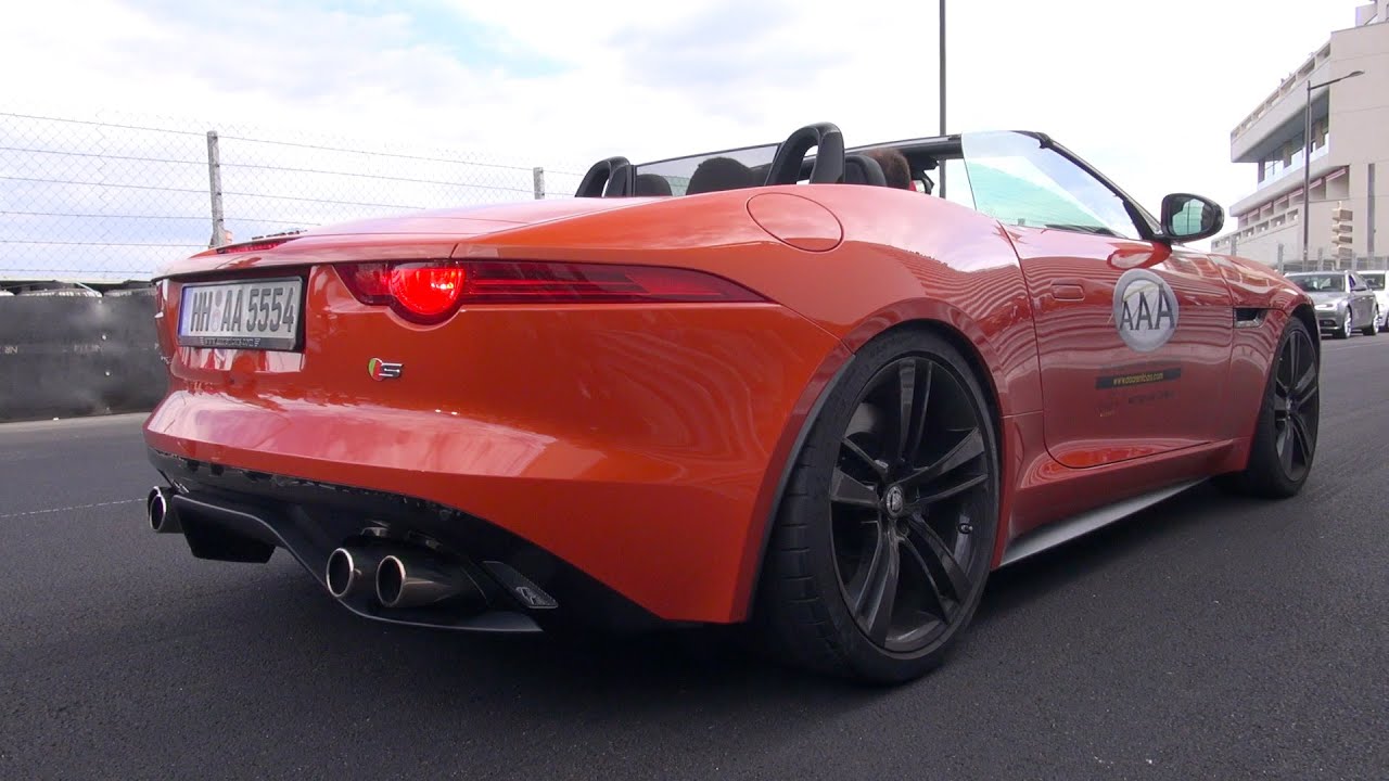 Jaguar F-TYPE S V8 Convertible - Brutal Revs & Lovely Accelerations!