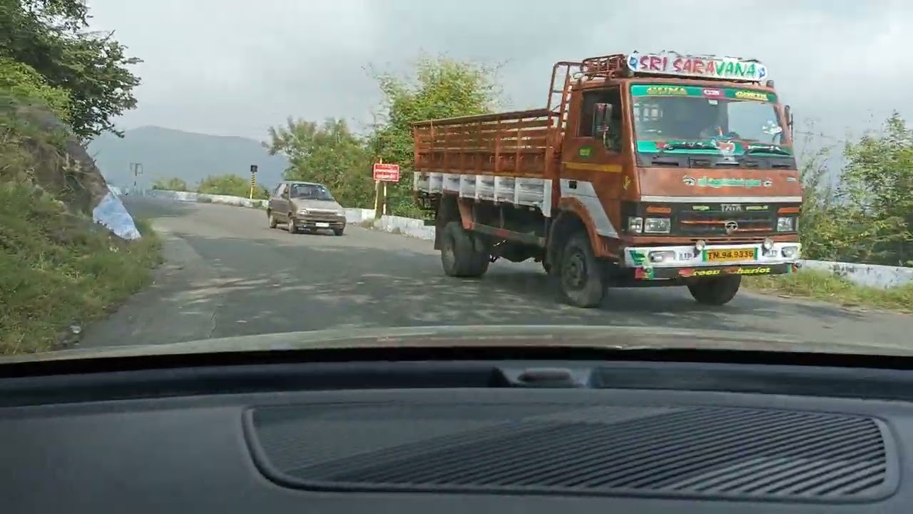 DHIMBAM GHAT ROAD- FULL VIDEO FROM BANNARI CHECK POST TO KARNATAKA STATE BORDER (PART 1)