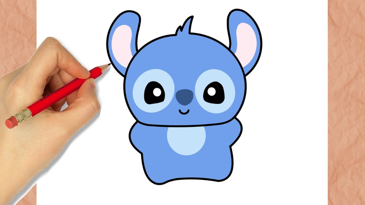 Como Dibujar STITCH kawaii