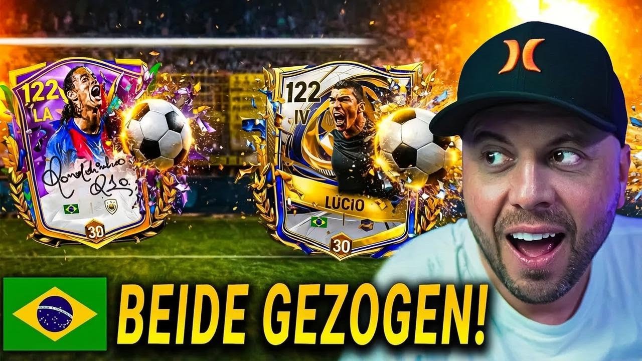 Ich habe Ronaldinho und Lucio in den FC Mobile Packs gezogen!