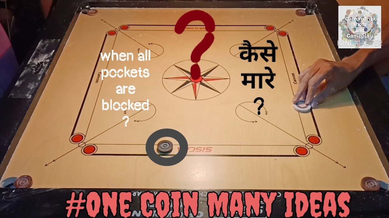 #One Coin Many Ideas / #Follow Shots / #carromtrickshotsandgameplay /#subscribe