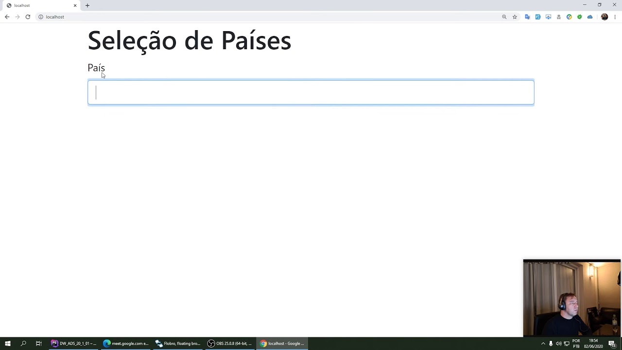 Aula 14 DW ADS 20/1 Autocomplete Ajax/JQuery_