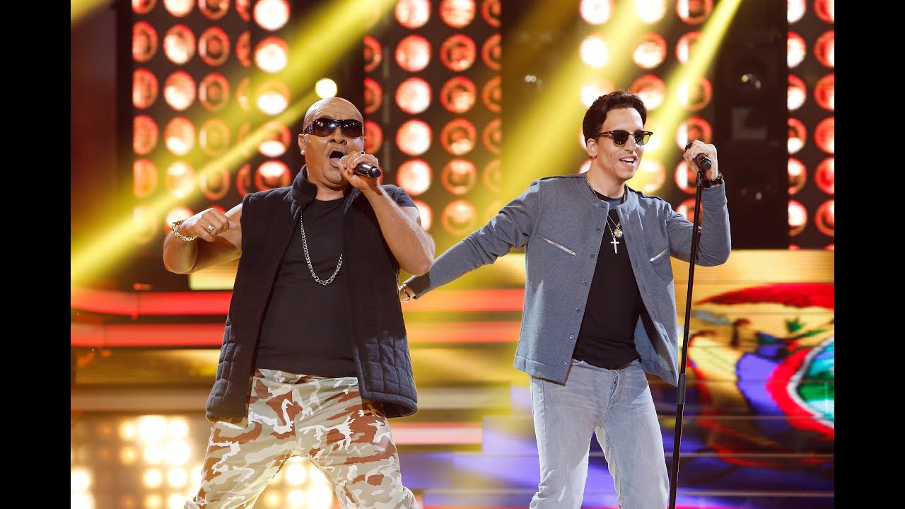 El Sevilla imita a Alexander Delgado de Gente de Zona en 'Tu cara me suena'