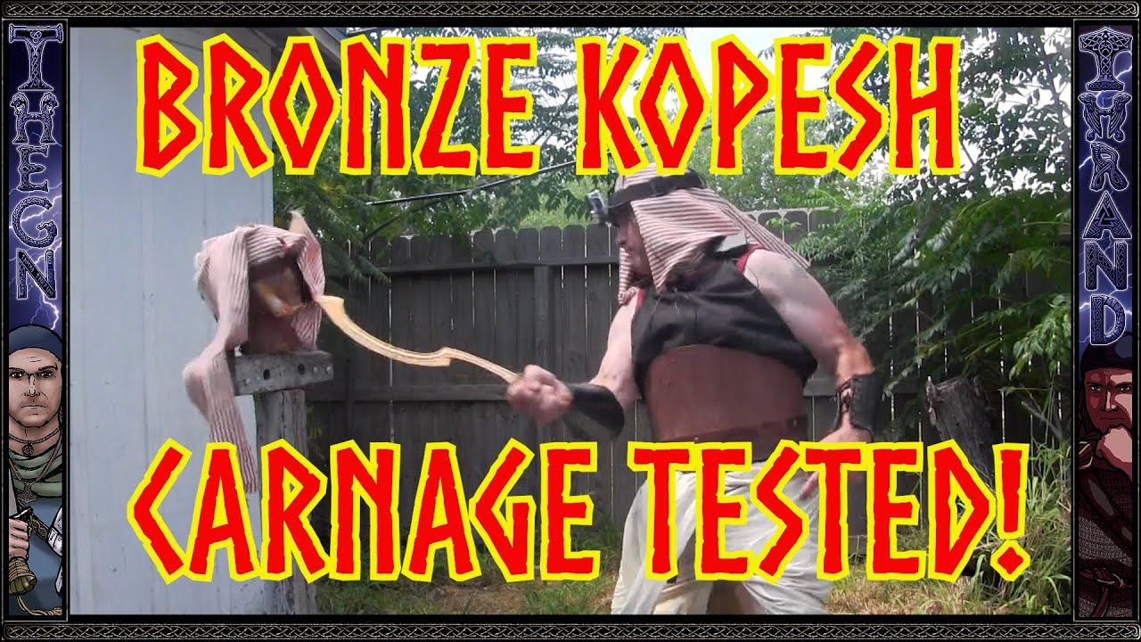 Bronze Age: Khopesh Deadliest Warriors of the Egyptian  Carnage Tested!